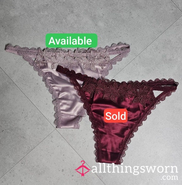 Satin Thongs 😍