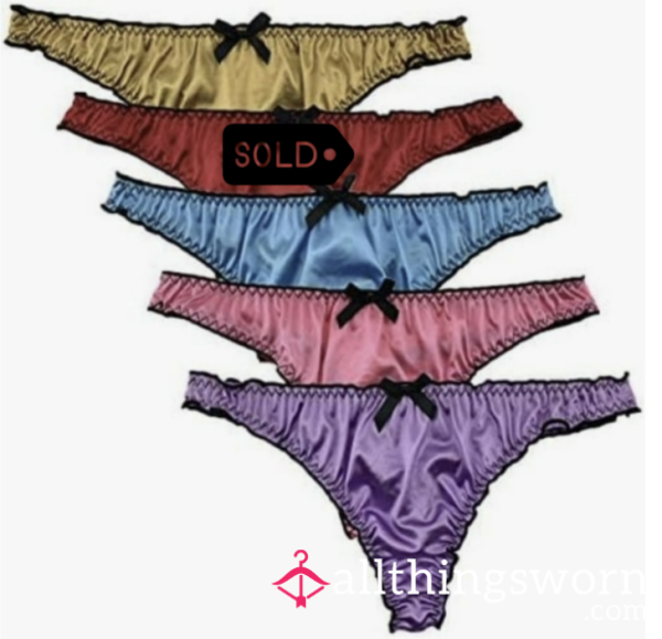 Satin Thongs