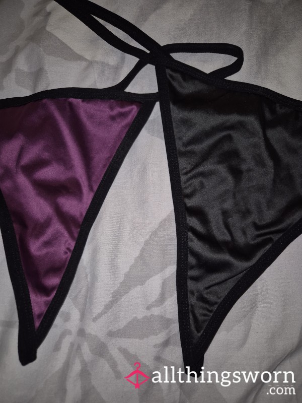 Satin Thongs £15