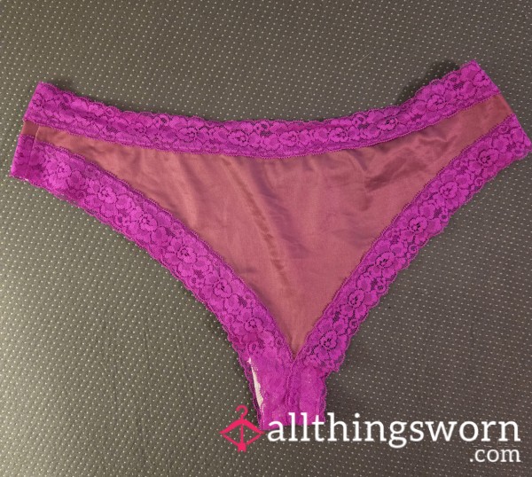 Satin With Lace Panties