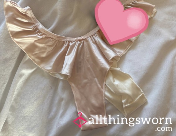 Satin/Silk Panties Baby Pink Or Cream❣️