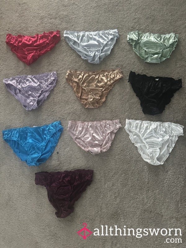 Satin/silky Bikini Cut Panties