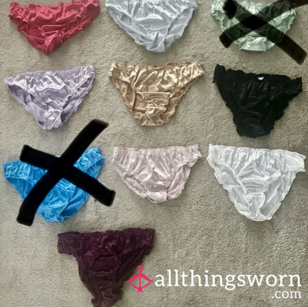 Satin/silky Bikini Cut Panties