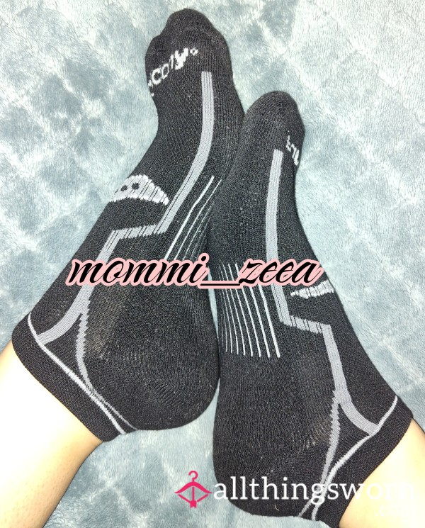 Saucony Black Ankle Cotton Socks