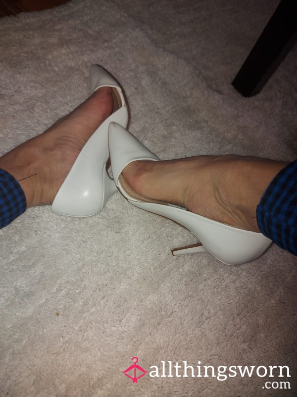 Scarpe Con Tacco Bianco Heels Shoes