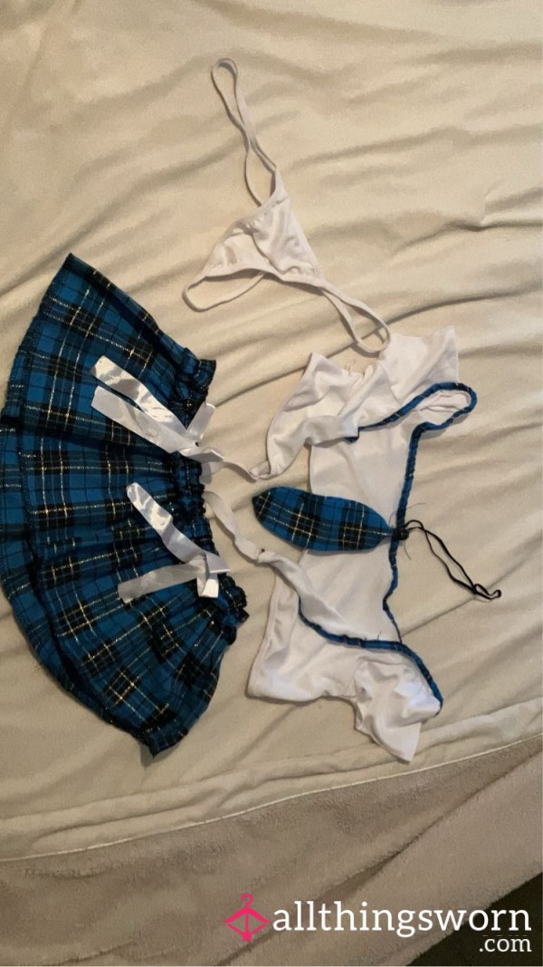 School Girl Role Play Lingerie Set