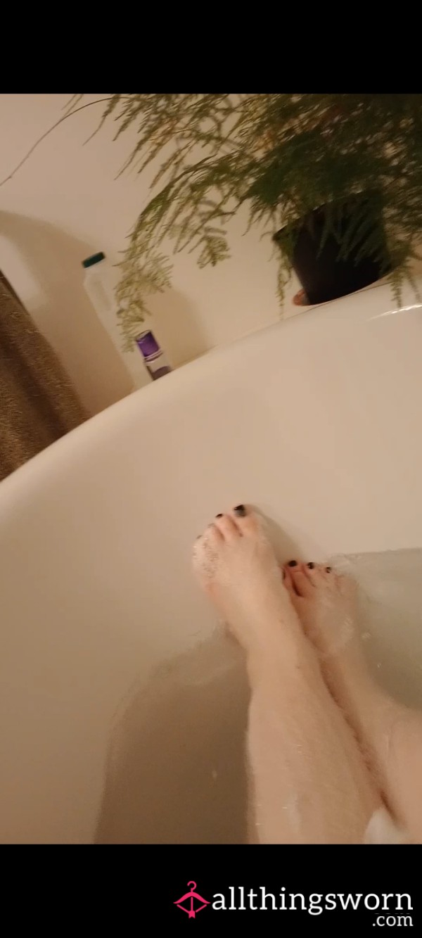 Scrubbing My Feet