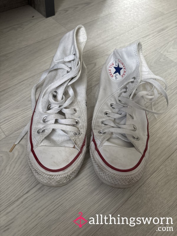 Scruffy, Dirty White Converse