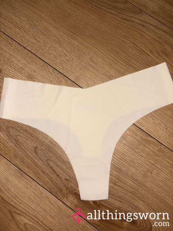 Seamless Cream Thong