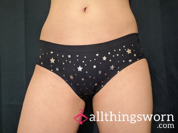 Seamless Dark Blue Starry Night Bikini