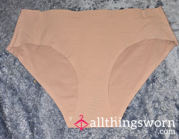 Seamless Light Mauve Size Medium Hipster Panties