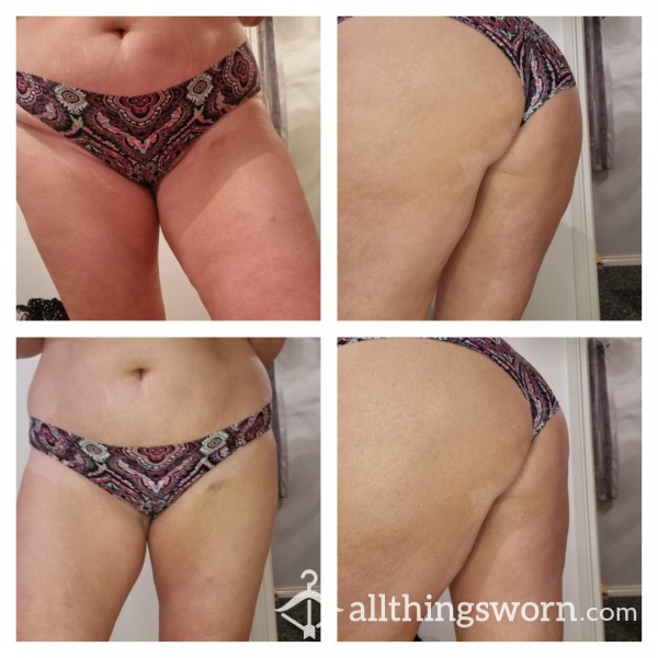 Seamless Patterned Fullback Panties