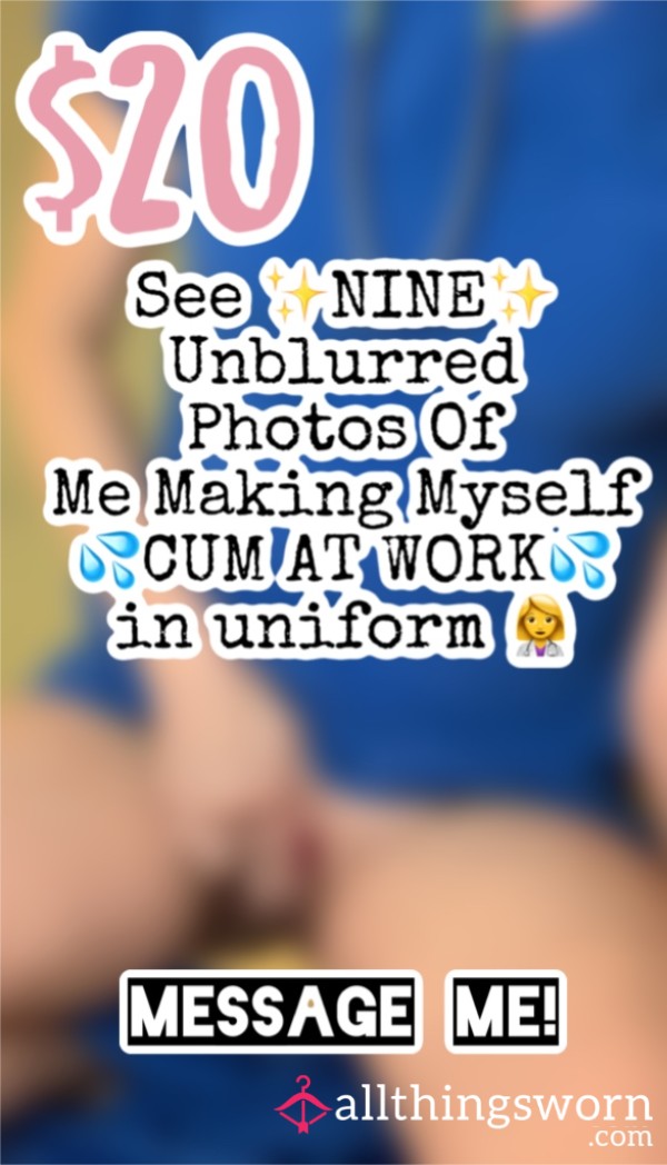 ✨ See Me Make Myself C*m AT WORK In Uniform✨