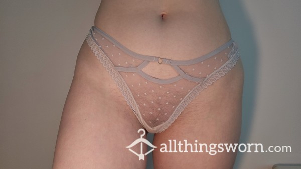 See Through Diamond Panties