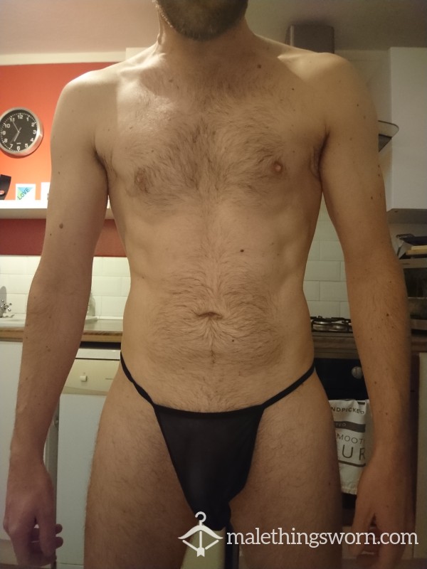 'see Through' Thong Worn For 48 Hours