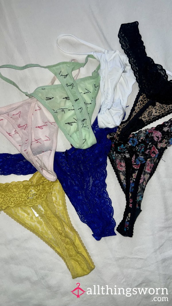 Selection Of Well-worn Thongs