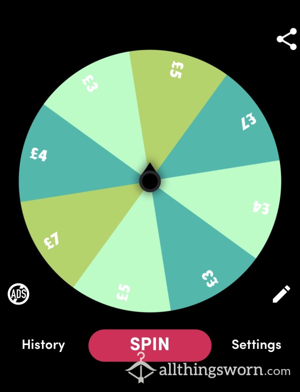 Send Me A Tip Wheel