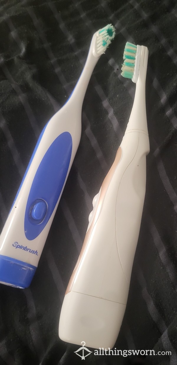 Sensually Used Vibrating Tooth Brush