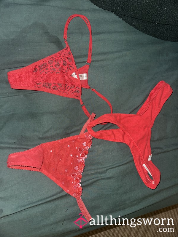 Set Of Red Thongs