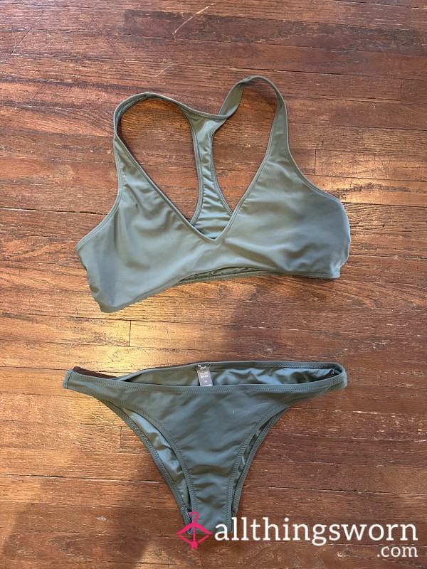 S**y Army Green Aerie Bikini