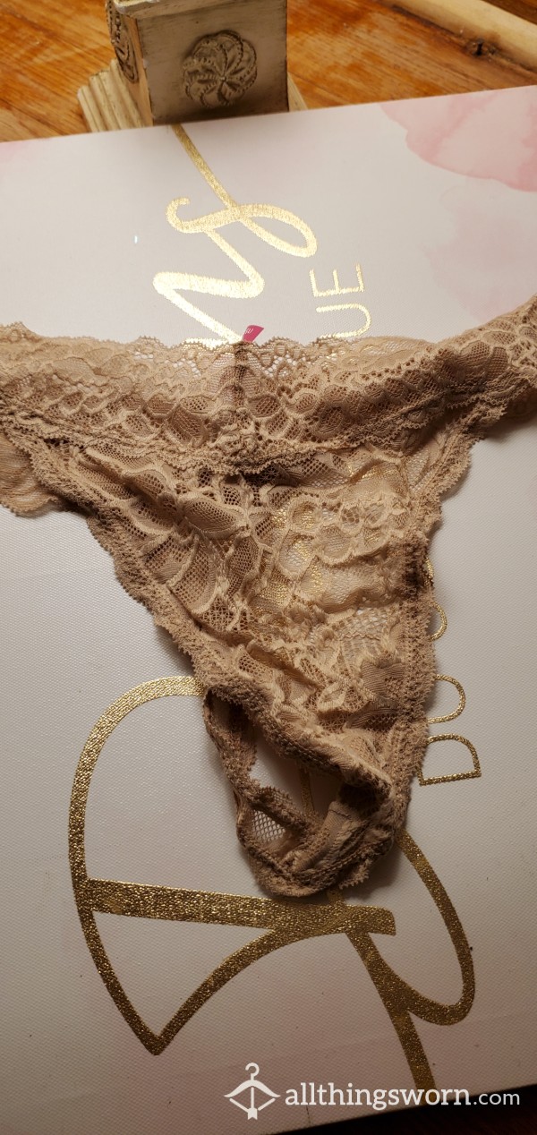 🔥✨ Unveil Elegance: S**y Beige Lace Thong Collection! ✨🔥