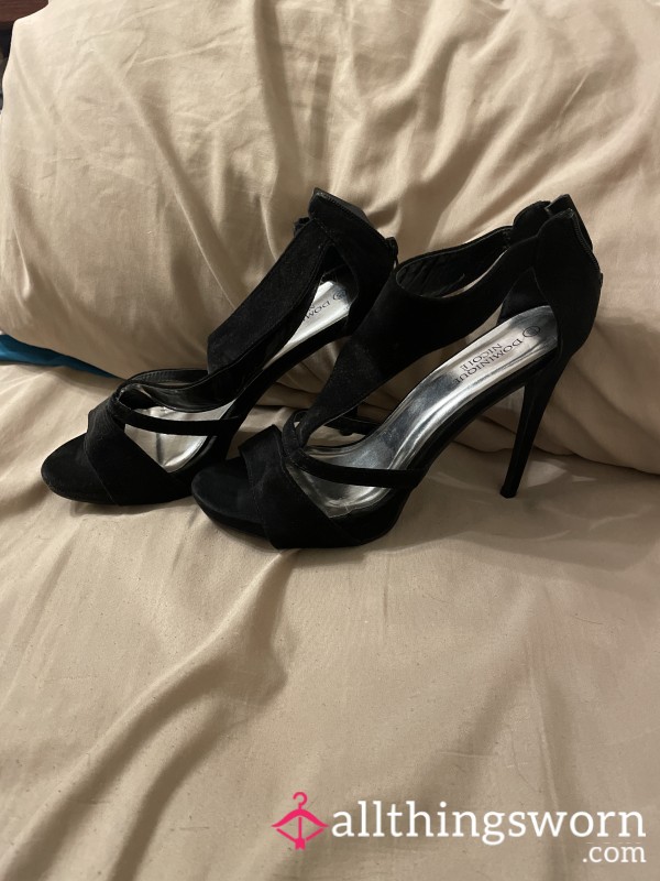 S**y Black 4 Inch Stilettos