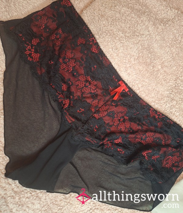 S**y Black And Red Lace