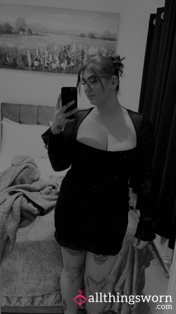 S**y Black Dress, Worn Just For You 😈