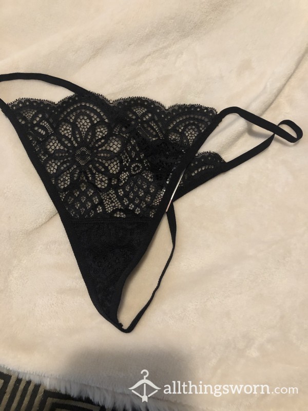 S**y Black G-String