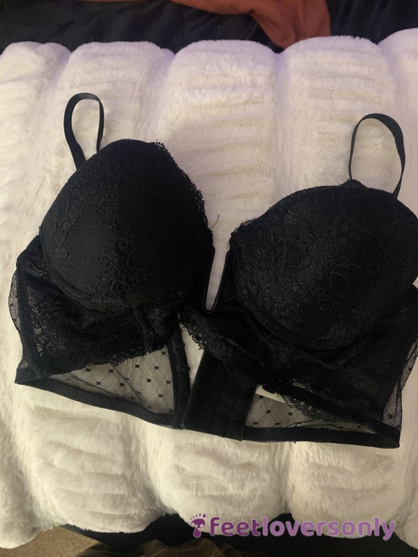 🖤s**y Black Lace Bra