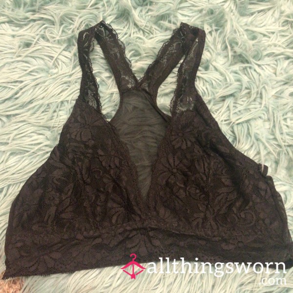 S**y Black Lace Bralette