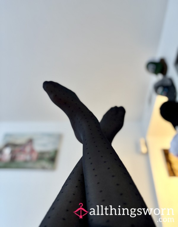 S**y Black Pantyhose 😽