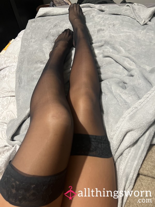 S**y Black Stockings