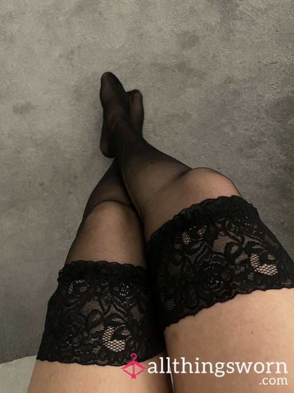 S**y Black Stockings