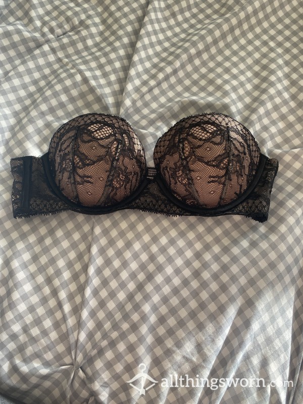 S**y Black Strapless Bra