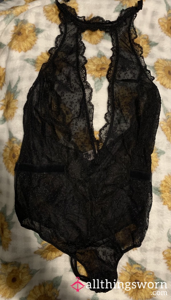 S**y Blk Lace One Piece Ready To Be With You