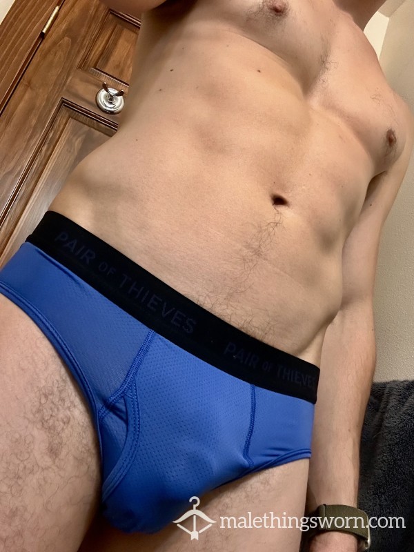 S**y Blue Briefs - Size Small