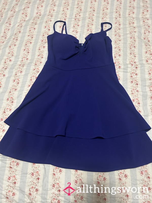 S**y Blue Dress- Worn 4 Times (sweaty Dancing All 4 Times)