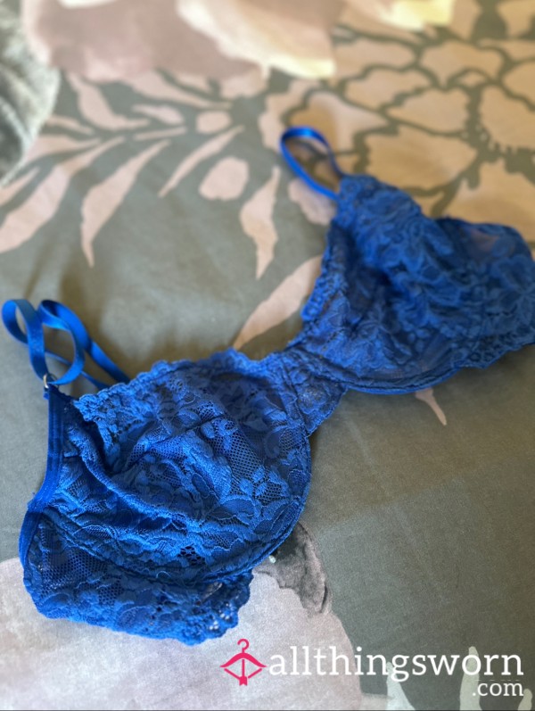 S**y Blue Lace Bra 💙