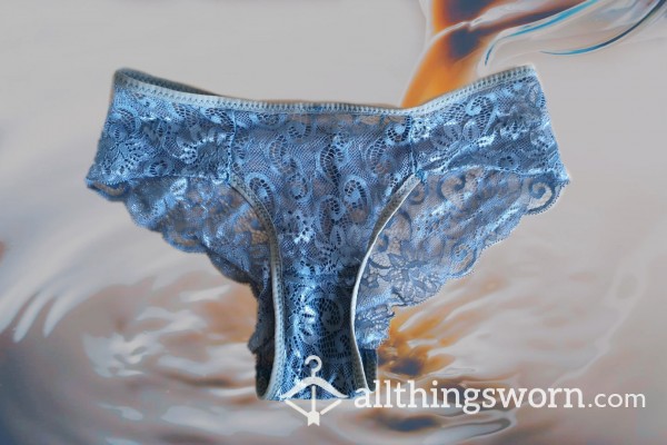 S**y Blue Lace Panties