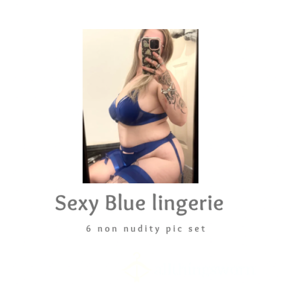 💙 S**y Blue Lingerie 💙 PRE MADE CONTENT BY YOUR FAVOURITE MILF 😻