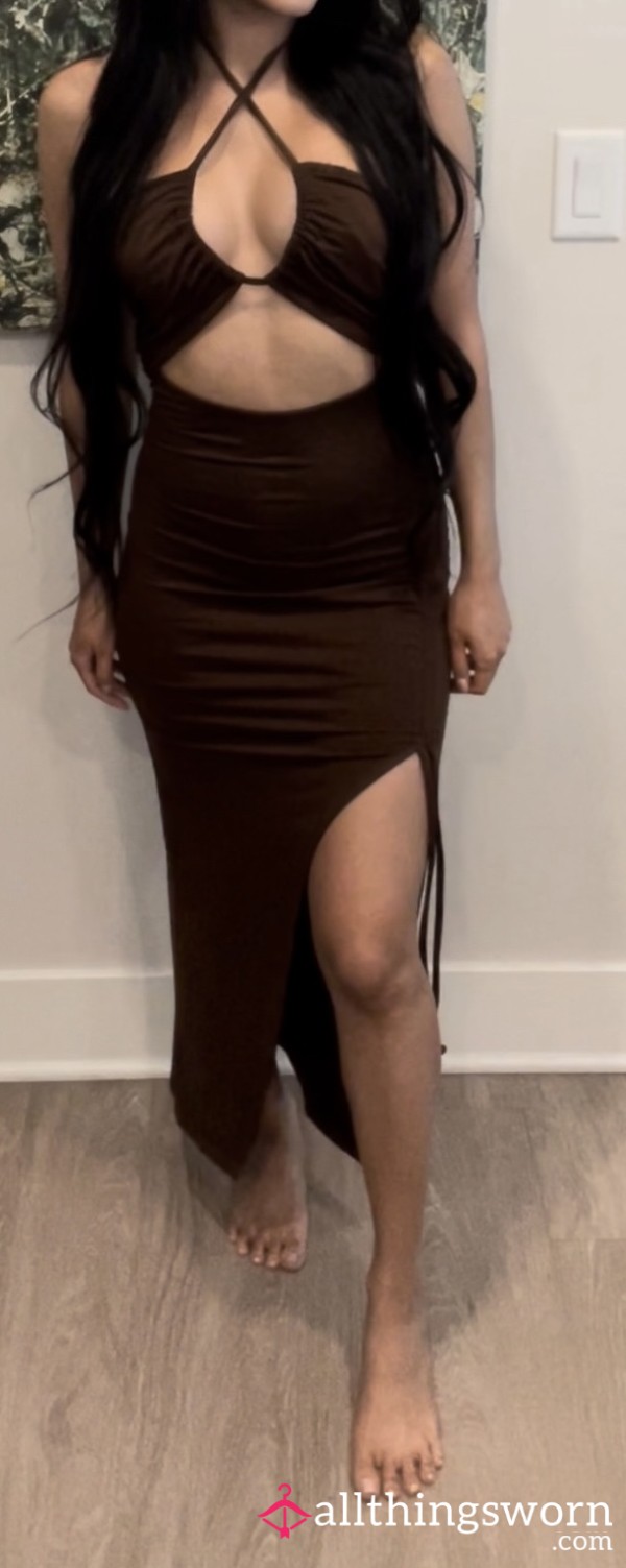 S**y Brown Dress