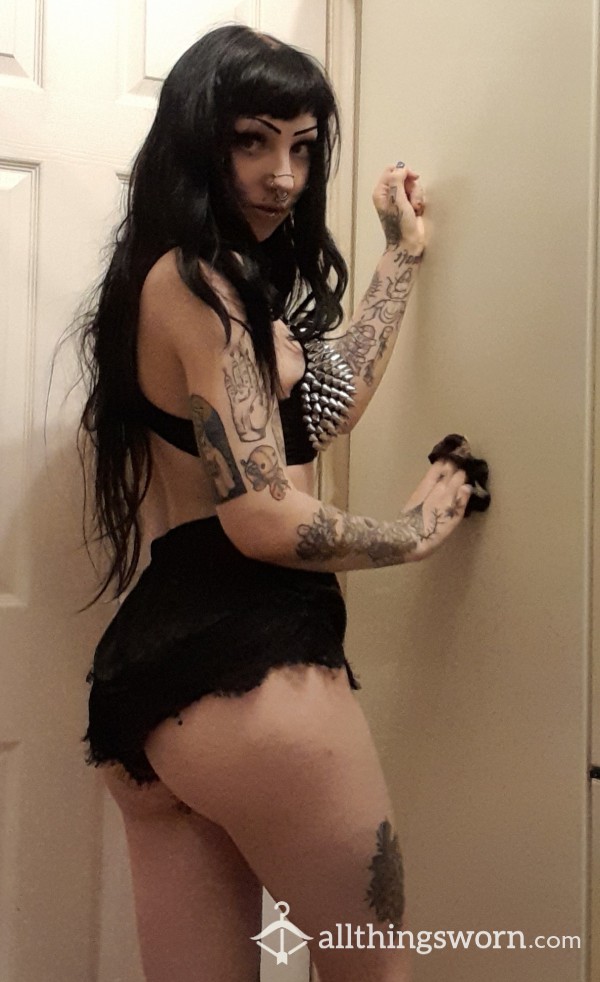 S**y Gothic Lacey Bed Shorts