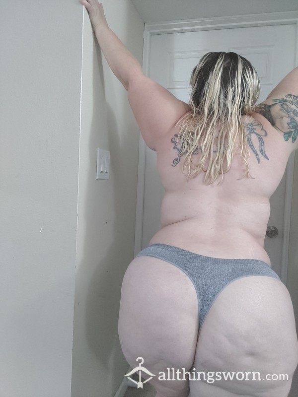 S**y Gray Thong