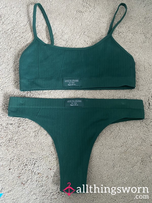 S**y Green Lingerie Set