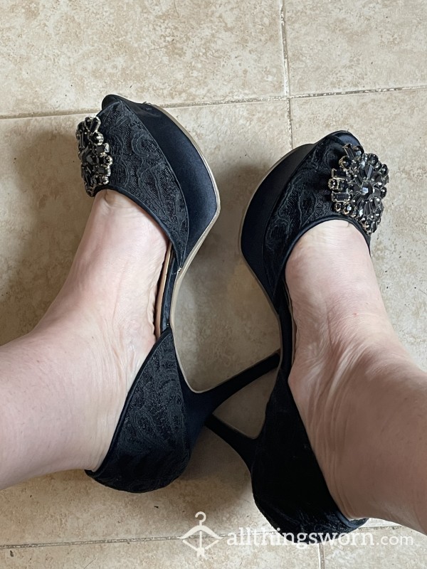 Fetish, S**y, High Heels, P**p Toe Size 8, Stinky Smelly Worn In