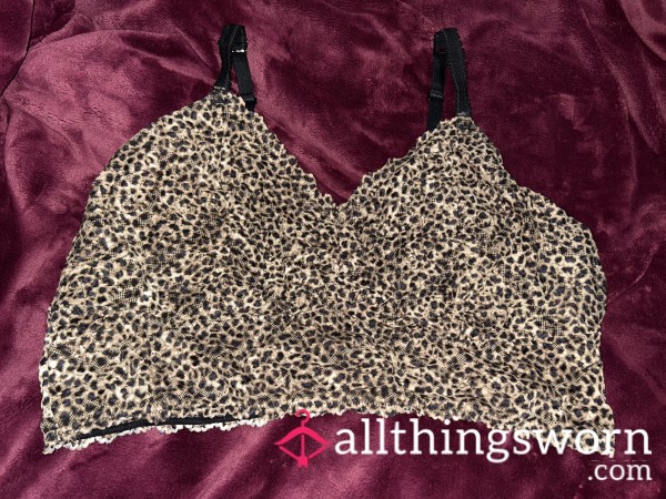 ~s**Y LACE CHEETAH PRINT BRALETTE~