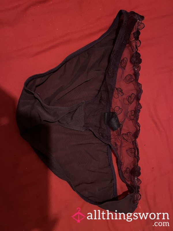 S**y Lace Purple Knickers