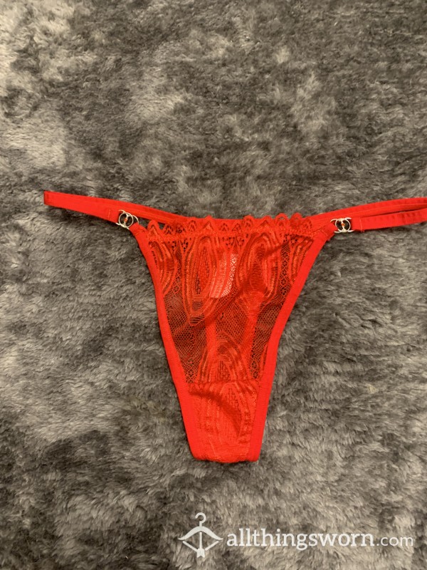 S**y Lacy Thong (Red Hot)