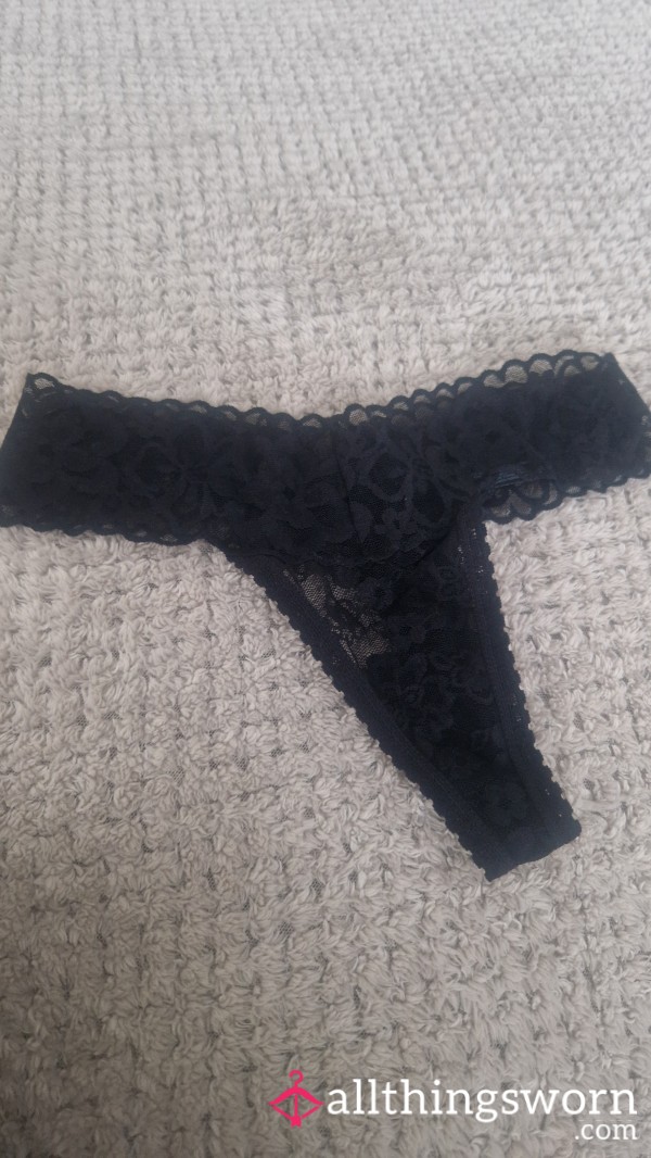 S**y Little Black Thongs